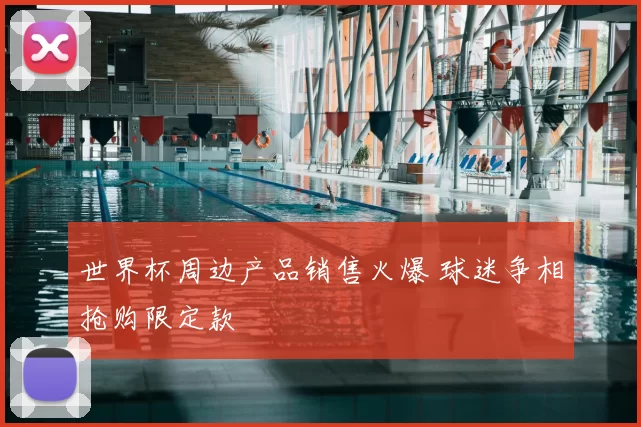 世界杯周边产品销售火爆 球迷争相抢购限定款