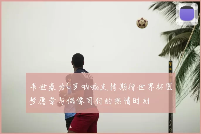 韦世豪为C罗呐喊支持期待世界杯圆梦愿景与偶像同行的热情时刻
